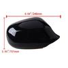 Fits BMW LCI E90 328i 335i 2009~2011 Gloss Black Textured Mirror Cover Cap Left