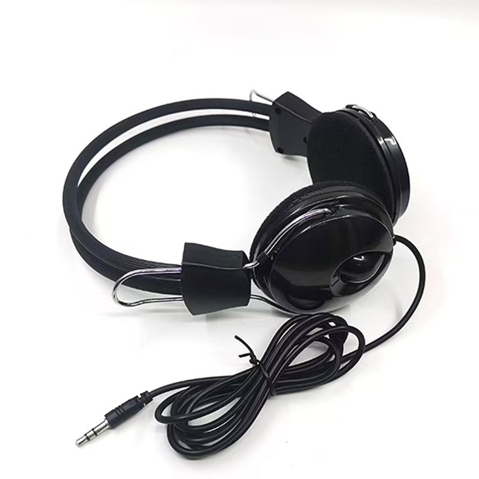 Casque Filaire Son HiFi Musique Gaming avec Prise Jack Droite 3,5 mm Appel Mains Libres pour PC Ordinateur