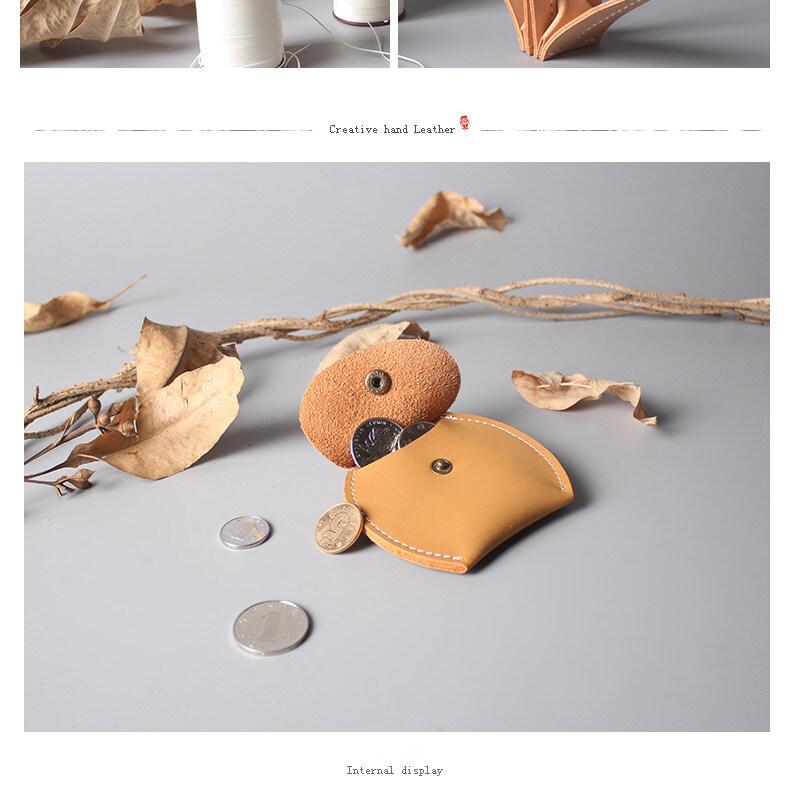 Ретро креативные мужские и женские футляры для мелочи ручной работы из натуральной — фото 9