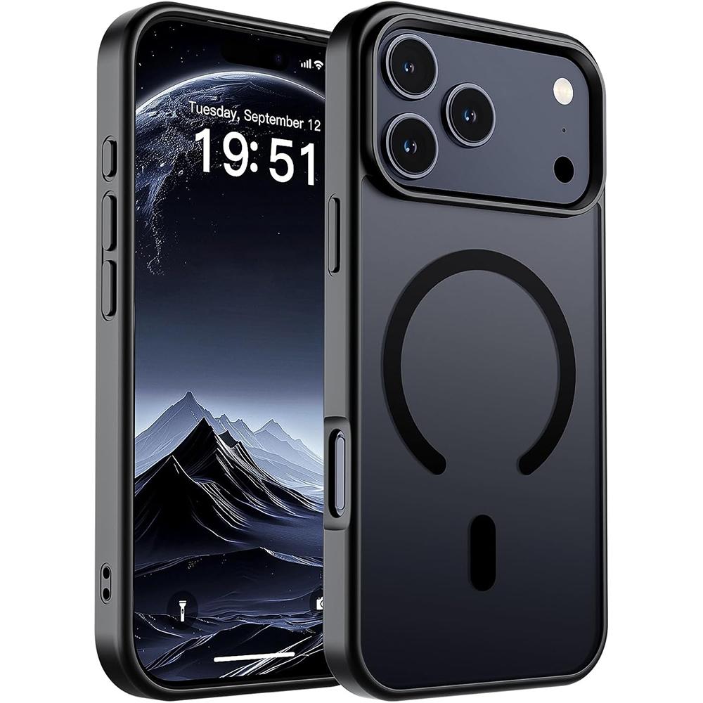 

Magnetic Matte Case for Magsafe Iphone 17 Pro Max Air 17E 16E 16 Plus 15 14 13 12 Mag Safe Shockproof Translucent Phone Cover Mobile Phone Accessories iphone 17 pro max чёрный