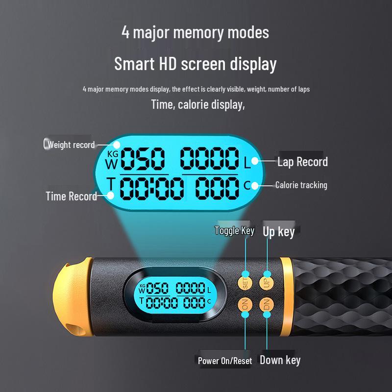Smart Cordless Jump Rope for Adult Fitness & Student Training