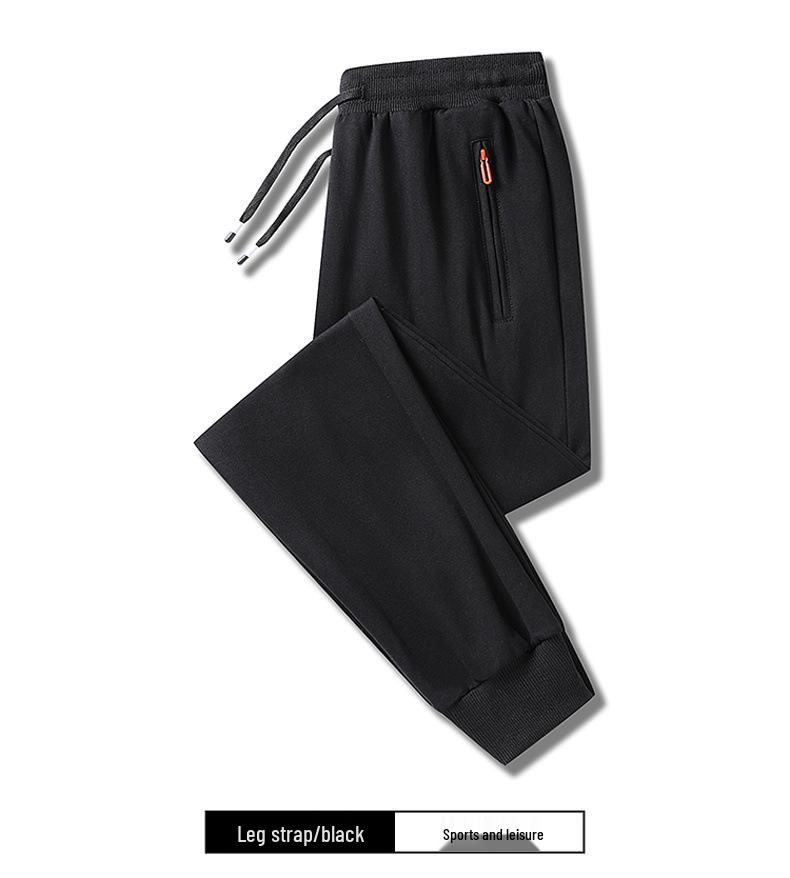 Men's Cotton Loose Fit Joggers with Cuffs - New Spring & Autumn Casual Sweatpants
