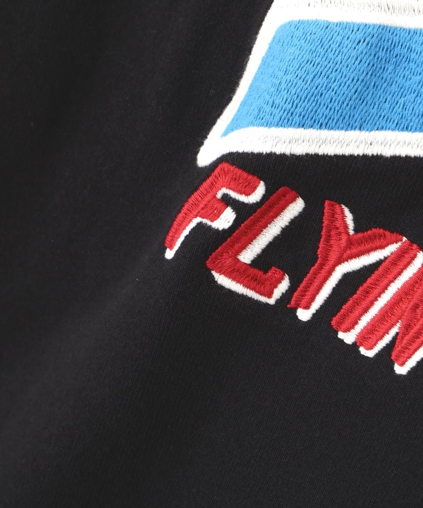AVIREX EMB FLYING TIGER L/S T-SHIRT Black