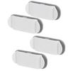 4Pcs Cable Holder Clips Multifunction Data Line Wire Wrapper Organizer for Home Office