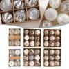 8CM/3.15" Christmas Ball Ornaments Baubles Xmas Tree Decorations Wedding Party New Year Scene Decoration Hanging Ornaments