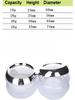 Acrylic PS Pill Box 10g-50g, Refillable Cream Jar & Cosmetic Container for Placenta Time Capsule Empty Bottles