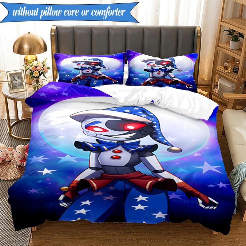 Skull And Sun Carnival 3pcs K-pop music group Bedding set,Ideal for Bedroom, Dormitory,Including Duvet Cover And 2pcs Pillowcases,Fan gifts