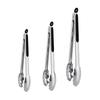 Stainless Food Tongs - Heat Kitchen Tongs for BBQ Grilling, Cooking and Serving