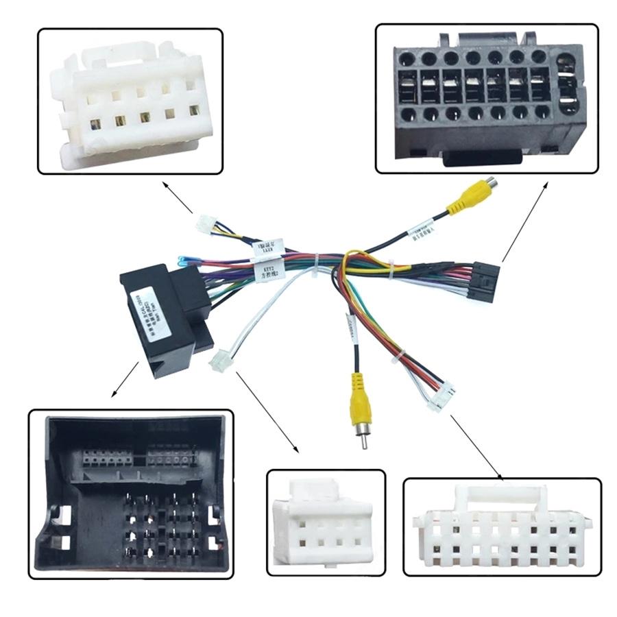 Car Android Radio Wiring Harness w/ Canbus for Peugeot 408 3008 Citroen C
