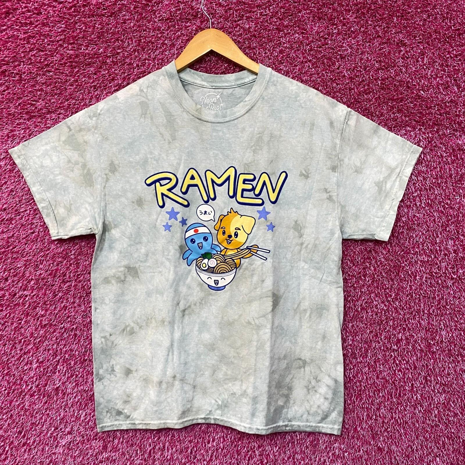 Ramen bluegreen tie dye Tshirt size medium XXXL