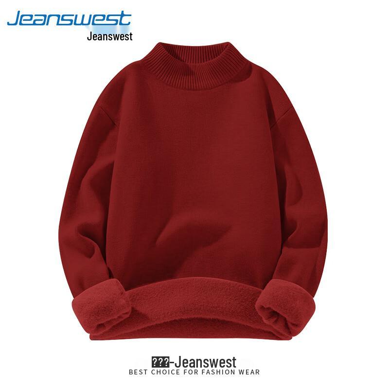 Jeanswest Men s Heavyweight Fleece-Lined Knit Sweater XL