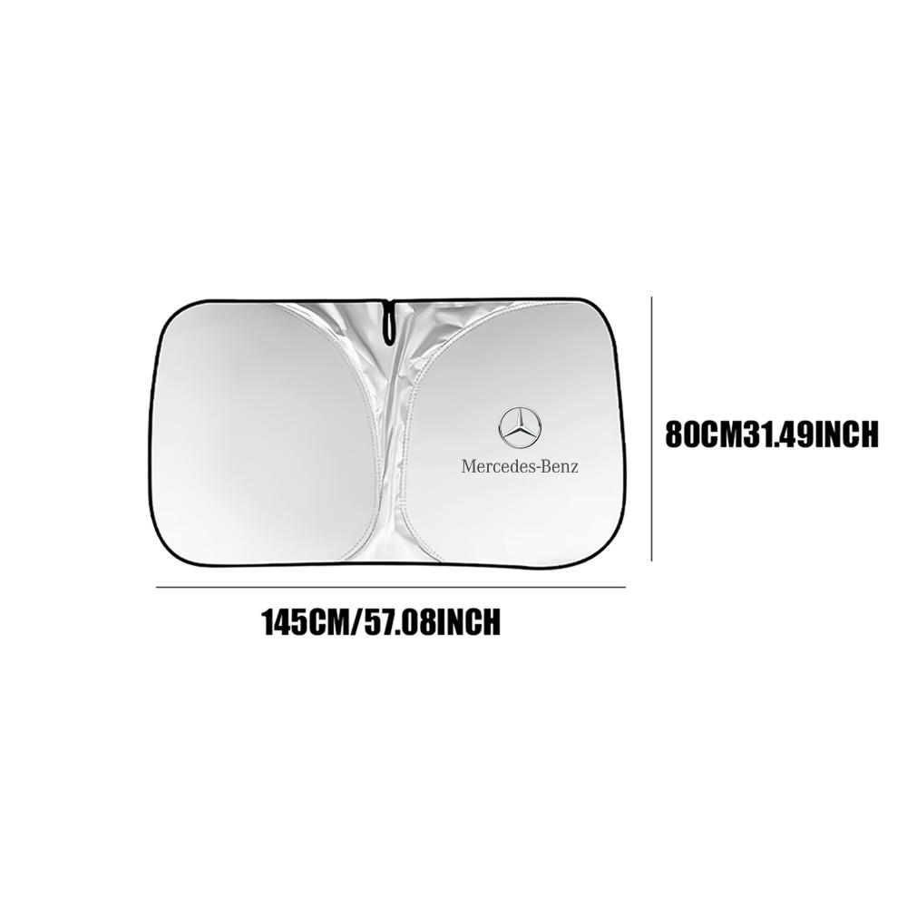 1Pc Car Front Window Sunshade Shield Folding Windshield UV Block Cover For Mercedes Benz A C S Class W211 GLC GLE CLA AMG