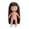 Curly Hair Mia Potato Dolls Dress Up Action Figure Body 14cm Bean Eye Vinyl Doll  Children Gift