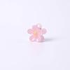 2.5cm Frangipani Grid Print Hair Claw Clip for Kids