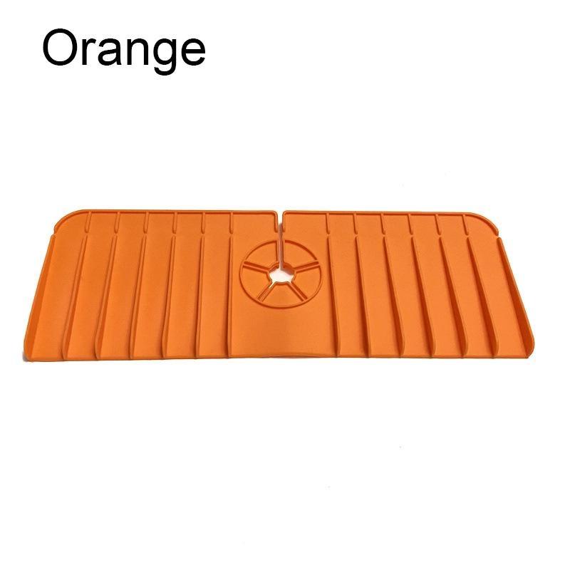 Silicone Faucet Sink Draining Mat Splashproof Waterproof Kitchen Bathroom Washbasin Base Protector Durable NonSlip Heat Resistant