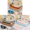 Multilayer Star Shape Pencil Case With Fabric Material For Student Office Use