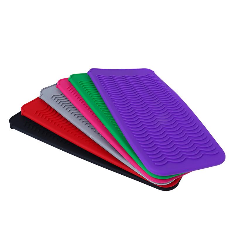 Covoraș pentru îndreptat părul, din silicon, rezistent la căldură