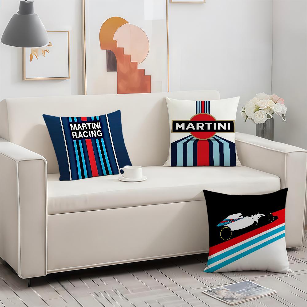 M-Martini Design R-Racingr cushion cover For Sofa Car Office Cafe Soft And Comfortable Double-Sided Printing Pillow Cover