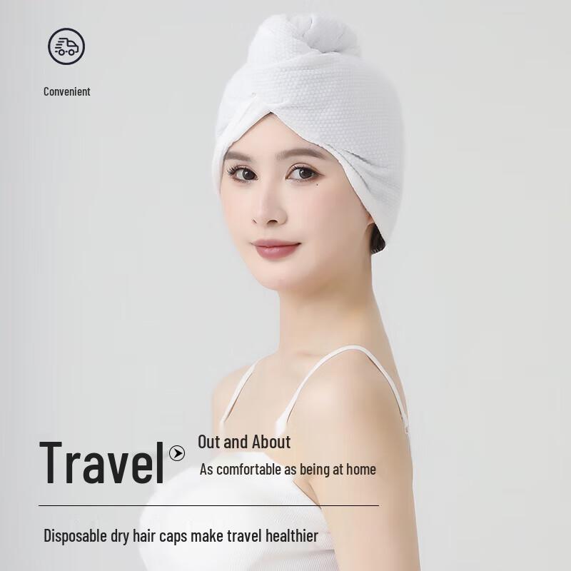 Youao Disposable Dry Hair Cap (3-Pack)
