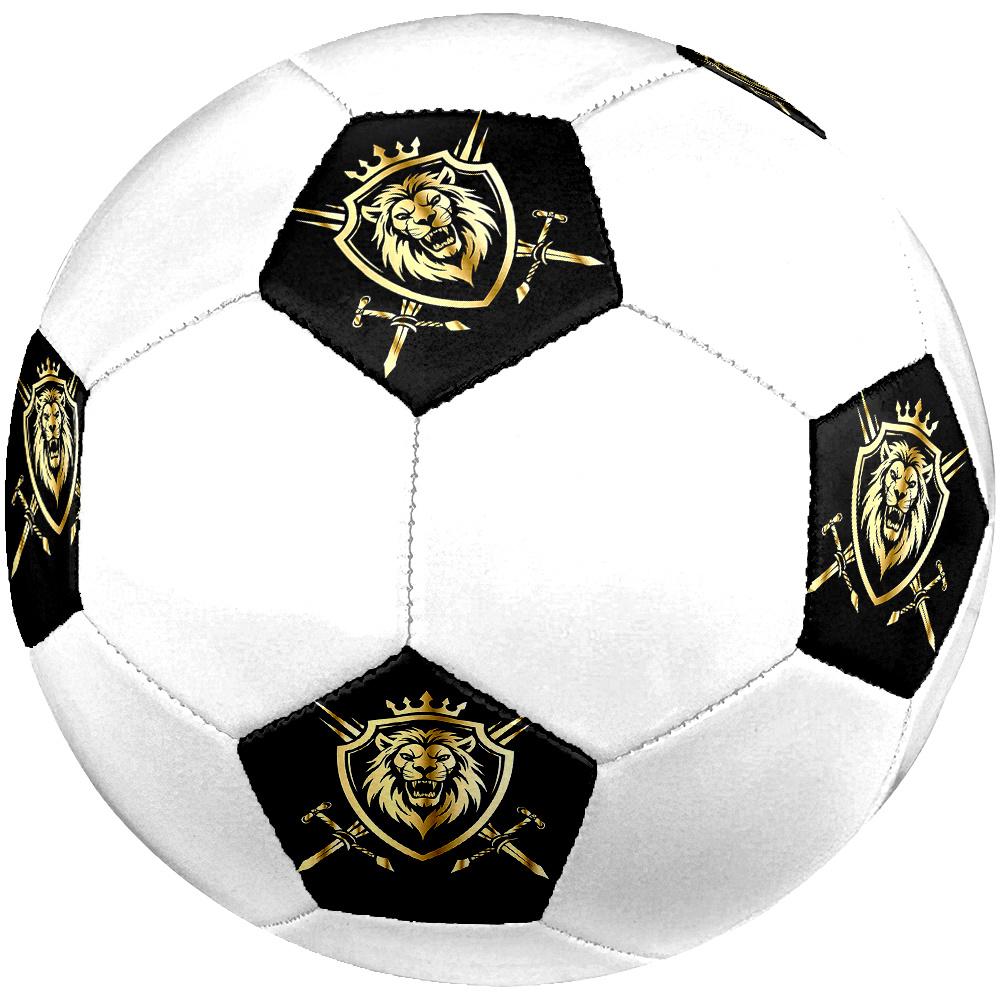 1PC Lion Crest Armor Shield Soccer Ball Size 5 Football Machine Sewn Indoor/Outdoor Universal Football S109