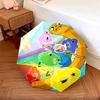 Adventure Time  Pattern, Automatic Folding Umbrella, Portable and Foldable Design, 8 Ribs, a Christmas or Birthday Gift.