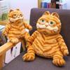 Cartoon Garfield Plüschtier Dicke Katze Weiches Kuscheltier Kissenpuppe 12-18 Zoll**