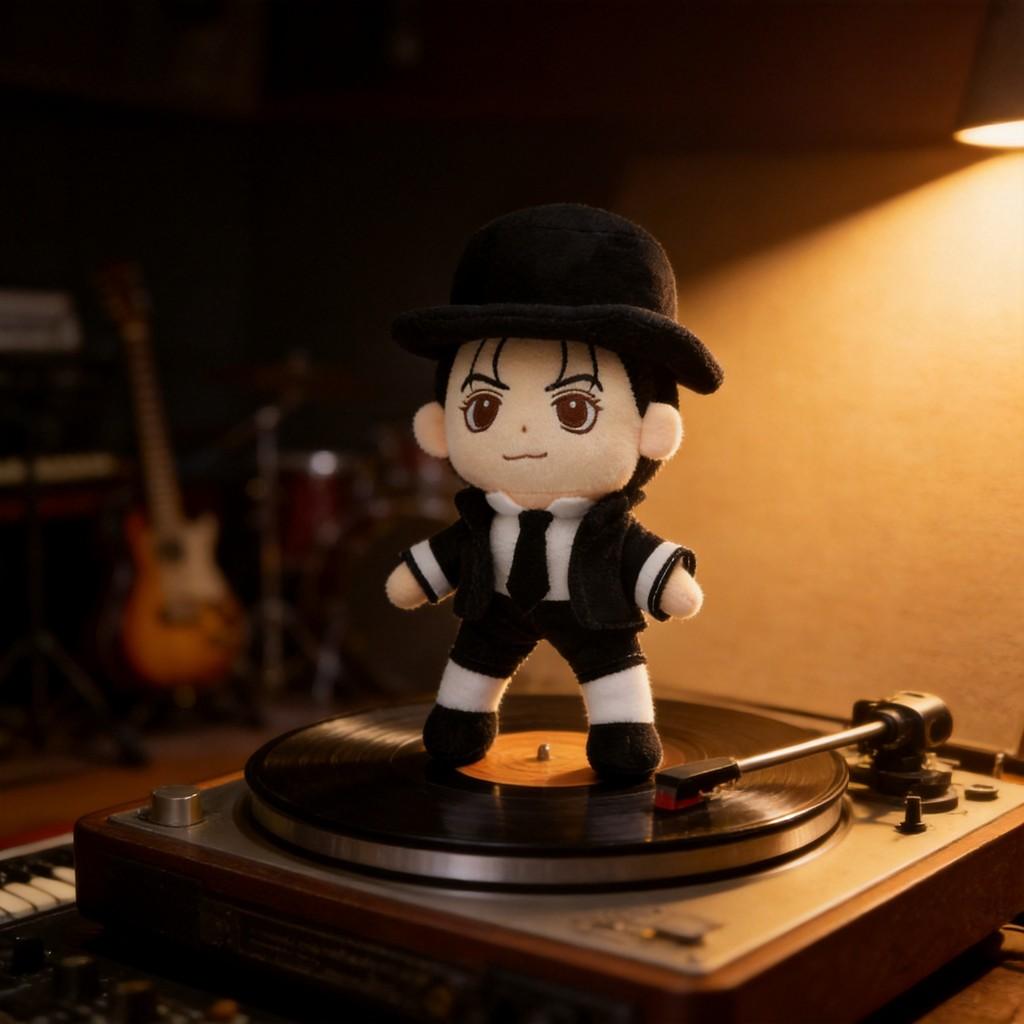 Michael Jackson Plush Toy With Short Plush Material For Collectors And Fans