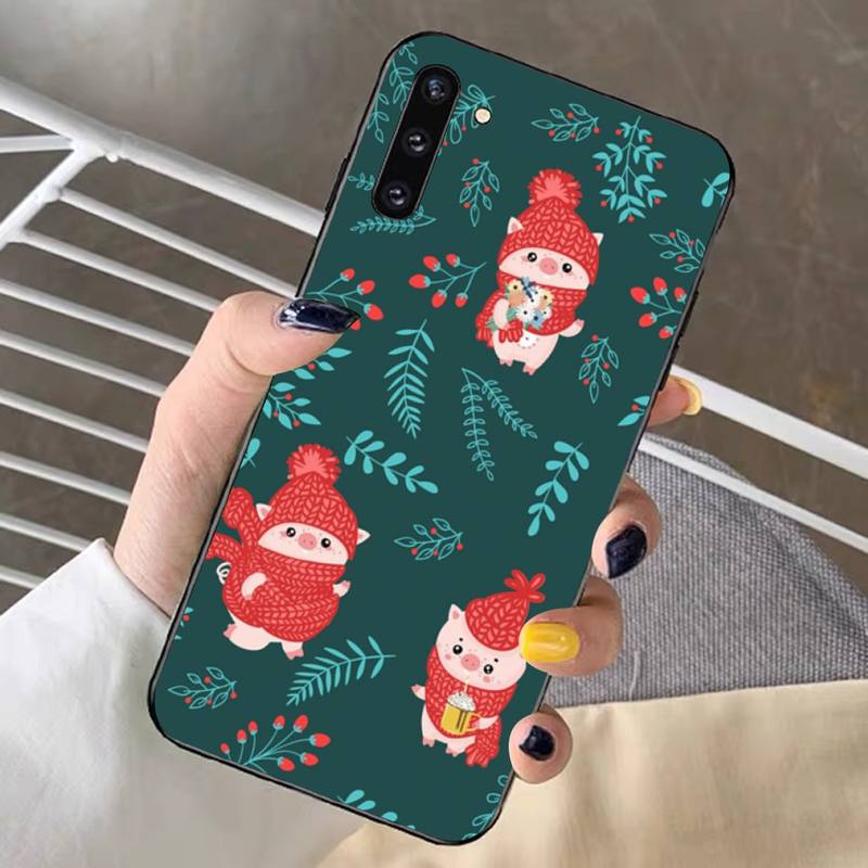 Cute Little Pet Pig Phone Case for Samsung Note 5 7 8 9 10 20 Pro Plus Lite Ultra A21 12 72