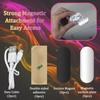 4 PCS Car LED Lights For Car Interior, 7 Colors Magnetic USB Wireless LED Lights With Bright LED Lamp Beads, Portable Touch Rechargeable LED Interior