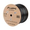 Câble Ethernet CAT.6 - Lanberg - Extérieur FTP - Cuivre - Gel - 305M - Noir