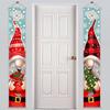 Christmas Couplets, Santa Claus, Snowman, Decoration, Oxford Cloth Couplets