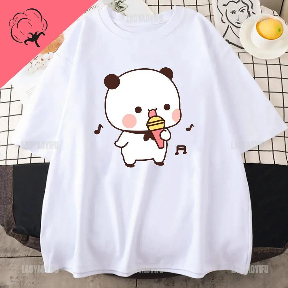 

Bubu Dudu LOVE футболка женская розовая хлопковая Bubu Dudu парные топы с коротким рукавом летняя эстетическая корейская хлопковая футболка Harajuku повседневная XS