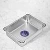 Brushed Stainless Steel Kitchen Sink with Drain Basket