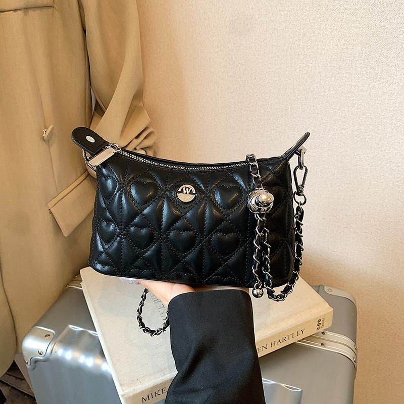 IELGY Summer All-Match Chain Messenger Bag Exquisite Unique Croissant Bag