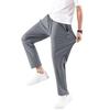 HMT Sweatpants Men Cooling Ice Silk Pants Thin Ultra Stretch Jogger Tapered Elastic Waist Adjustable Cord Breathable Quick Dry Solid Large Size Golf