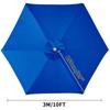 6/8 Ribs Replacement Parasol Canopy Waterproof Weatherproof UV-Anti Parasol Replacement Canopy Cover Large Patio Umbrella Cloth