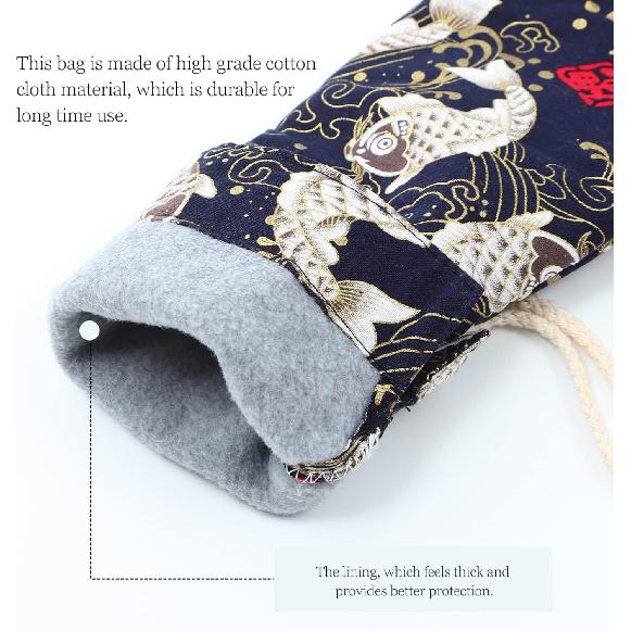 

Сумка для флейты: Тканевый чехол для хранения флейты - Тканая сумка в народном стиле для музыкальных инструментов (Темно-зеленый)