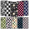 Schachbrett karierte Schachbrett Handyhülle Für Xiaomi Redmi Note 14 13 12 5G 11 10 Pro Plus 4G 9S 9 14C 13C 12C 10C 9C 9A Hülle
