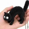 Spiky 3D Printed Keychain 3D Printed Stress Relief Pendant Fun Spiky Cat Keychain  Holiday Party