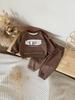 Boys' Cozy Velvet Hoodie & Pants Set: Round Neck, Letter & Towel Embroidery
