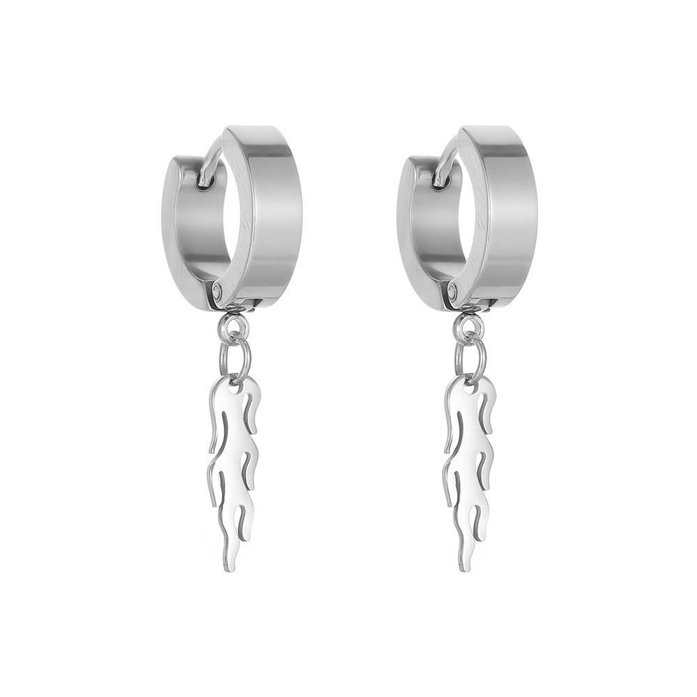 

Fashionable Lightning Mushroom Ear Clips For Women Trendy Geometric Alloy Earrings StyleA