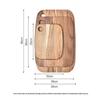 Portable Solid Wood Chopping Board