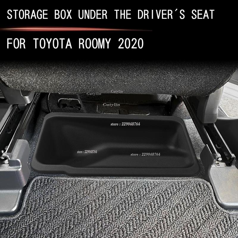For TOYOTA ROOMY 2024 Underseat Storage Compartment Pad Storage Box Under the Driver's Seat Car Accessories
