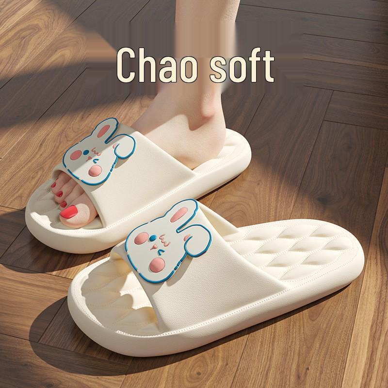 Men's and Women's Non-Slip Bathroom Sandals: Thick-Soled, Deodorant EVA Slippers for Home and Summer.