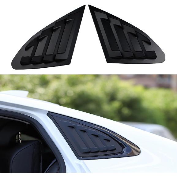 Malibu 2016-2024 Rear Side Window Louvers - Carbon Fiber матовый черный