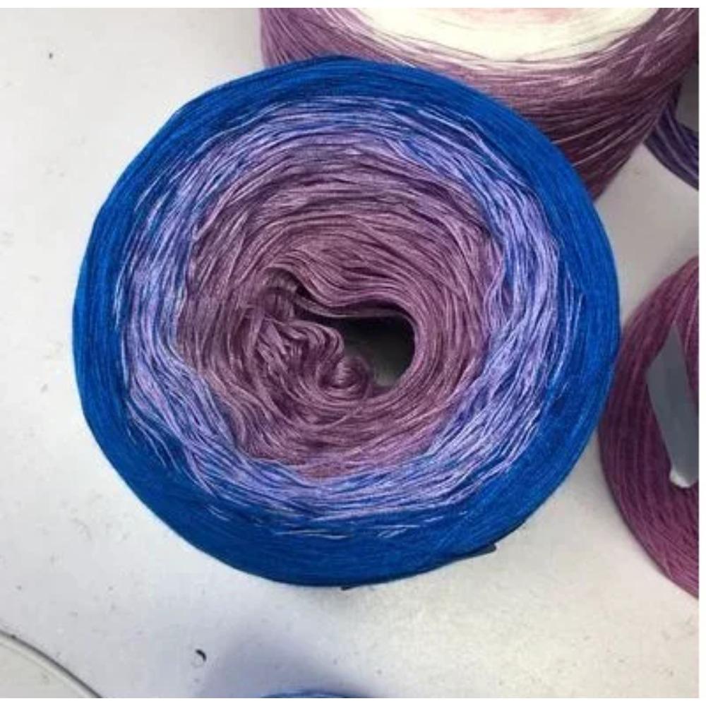 300g/pcs Colorful Pure Cotton Cake Gradient Cotton Rainbow DIY Scarf Shawl Skirt Wool Yarn Crochet