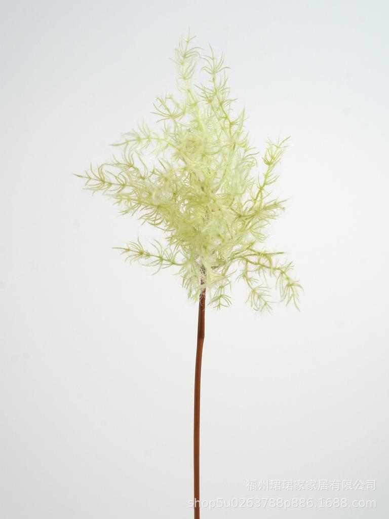 Autumn Red Artificial Cotinus Spray Flocked Artificial Smoke Tree Stem for Rustic Fall Decor Home Wedding Floral Arrangement