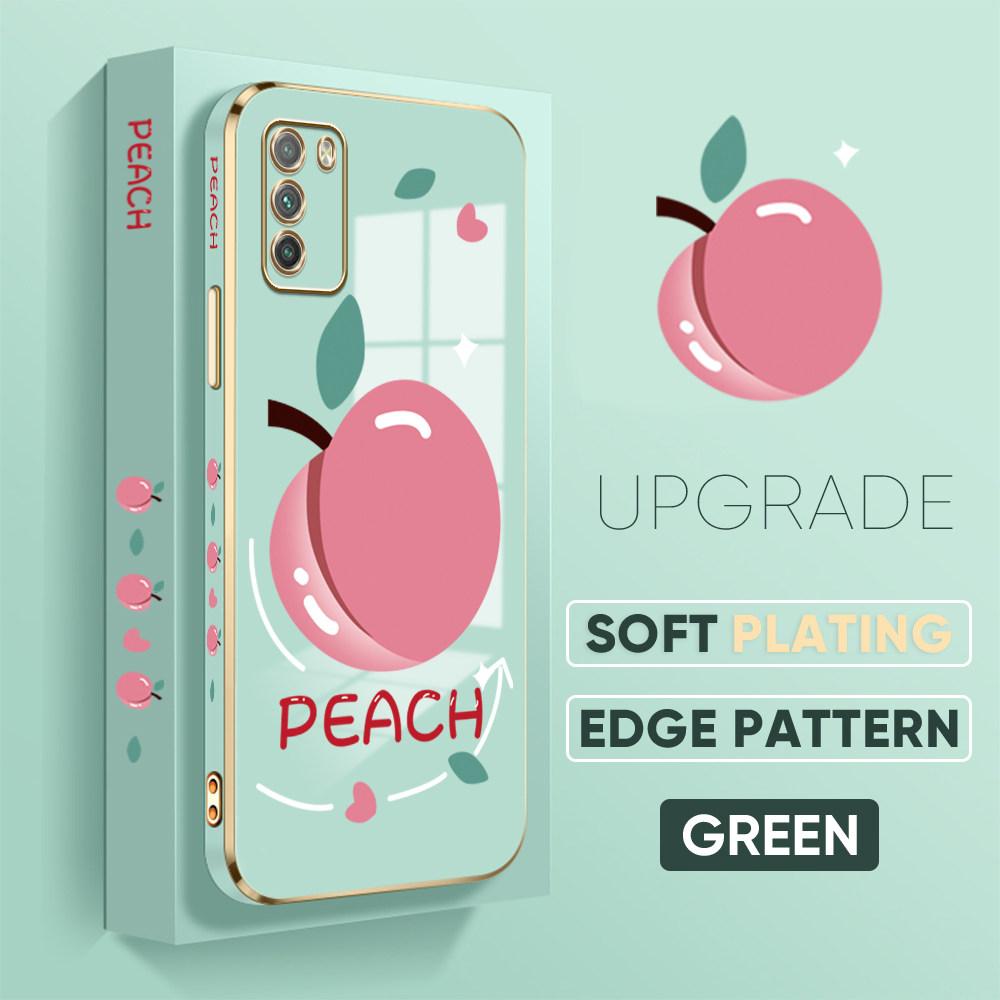 Colorful Printing Patterns Square Edge Pattern Casing Plated Phone Shell Luxury Plating Soft Phone Case for Huawei Honor Xiaomi Redmi