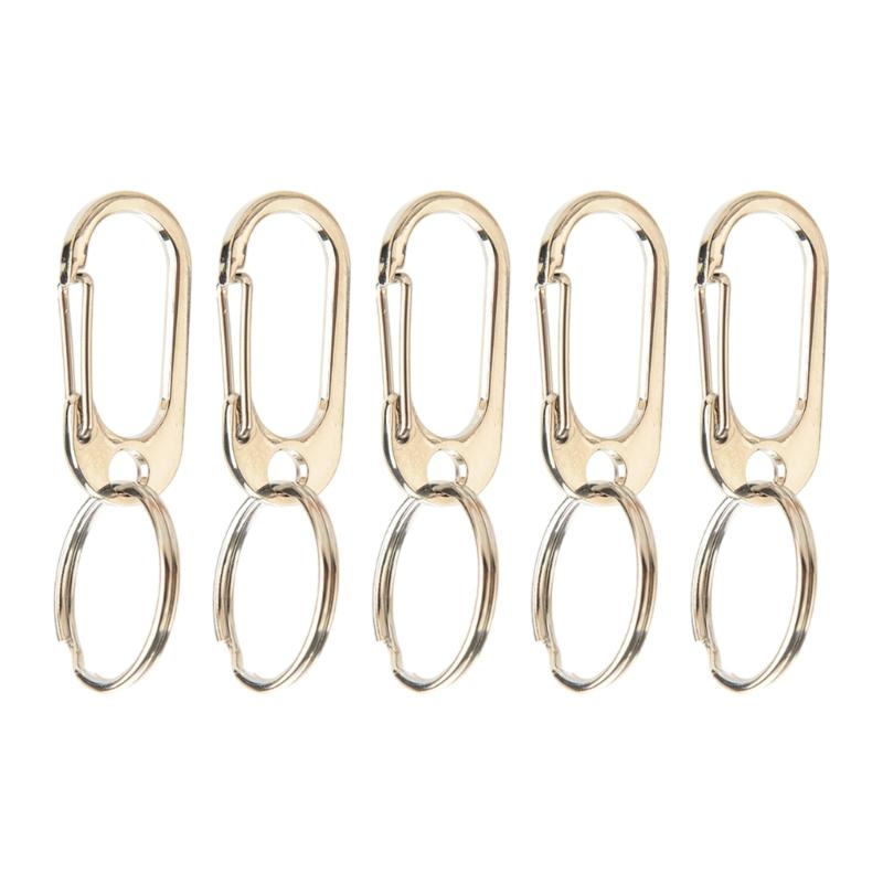 Key Chain Clip Hook Carabiner Outdoor Camping Keychain Buckle Zinc Alloy Keychain Carabiner Keychain Clip Key Holder Set