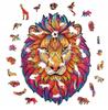 Wooden Puzzle For Adults Colourful Lion